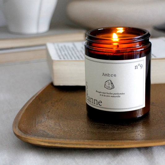 bougie naturelle parfumée  la cire végétale de soja sans OGM 