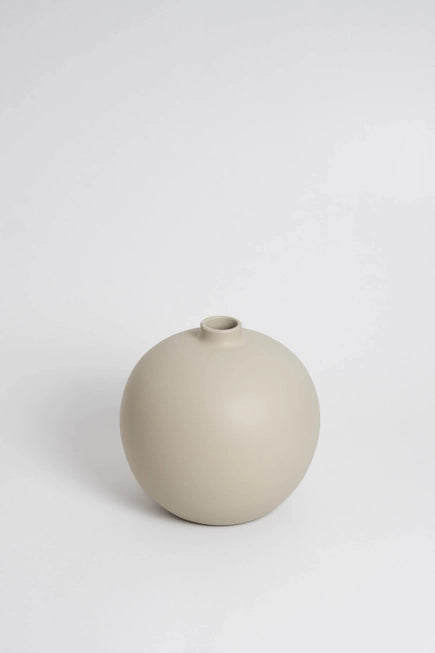 Vase Bola blanc cassé