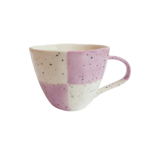 Mug Pink White